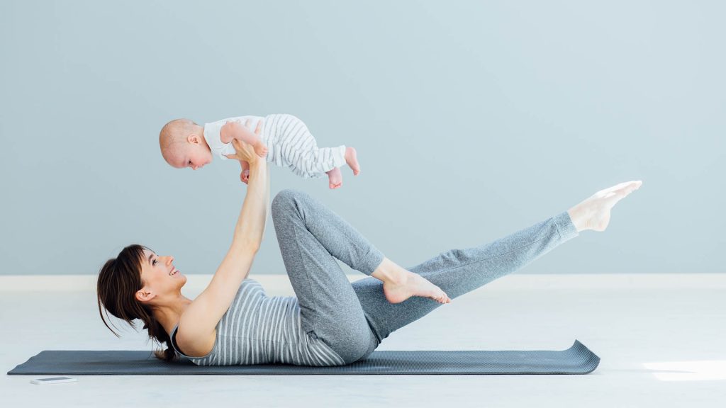 ejercicios físicos para divertirte con tu bebé