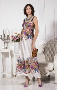 Vestidos florales son Lo más top para llevar en tu embarazo