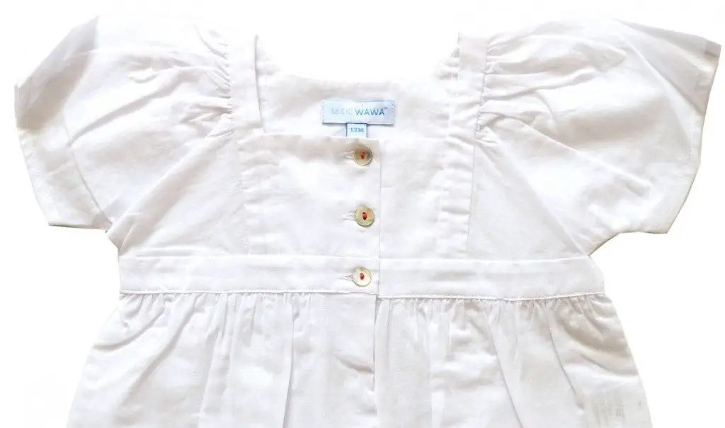 camisa blanca moda para niñas