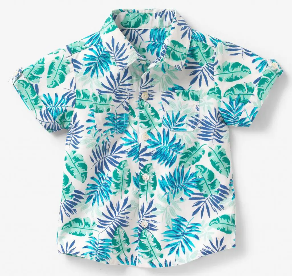 accesorios para niños camisa flores niño