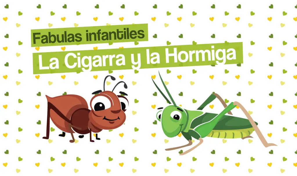 Cuentos y fabulas para niños: La fabula de la hormiga y la cigarra