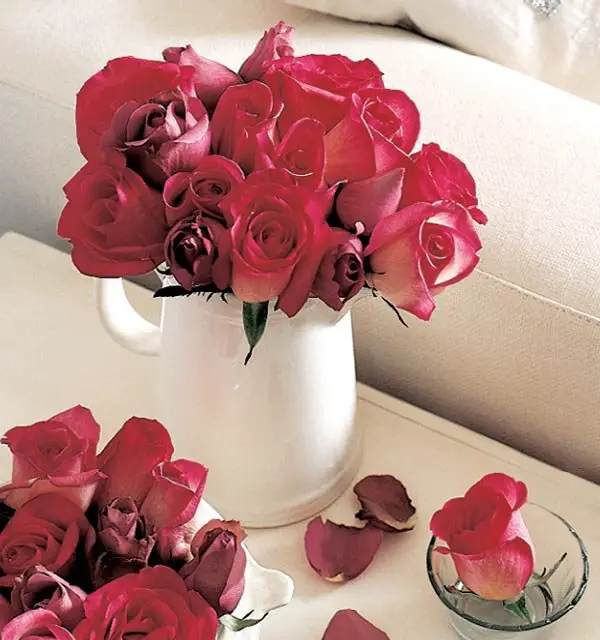 arreglos florales con rosas