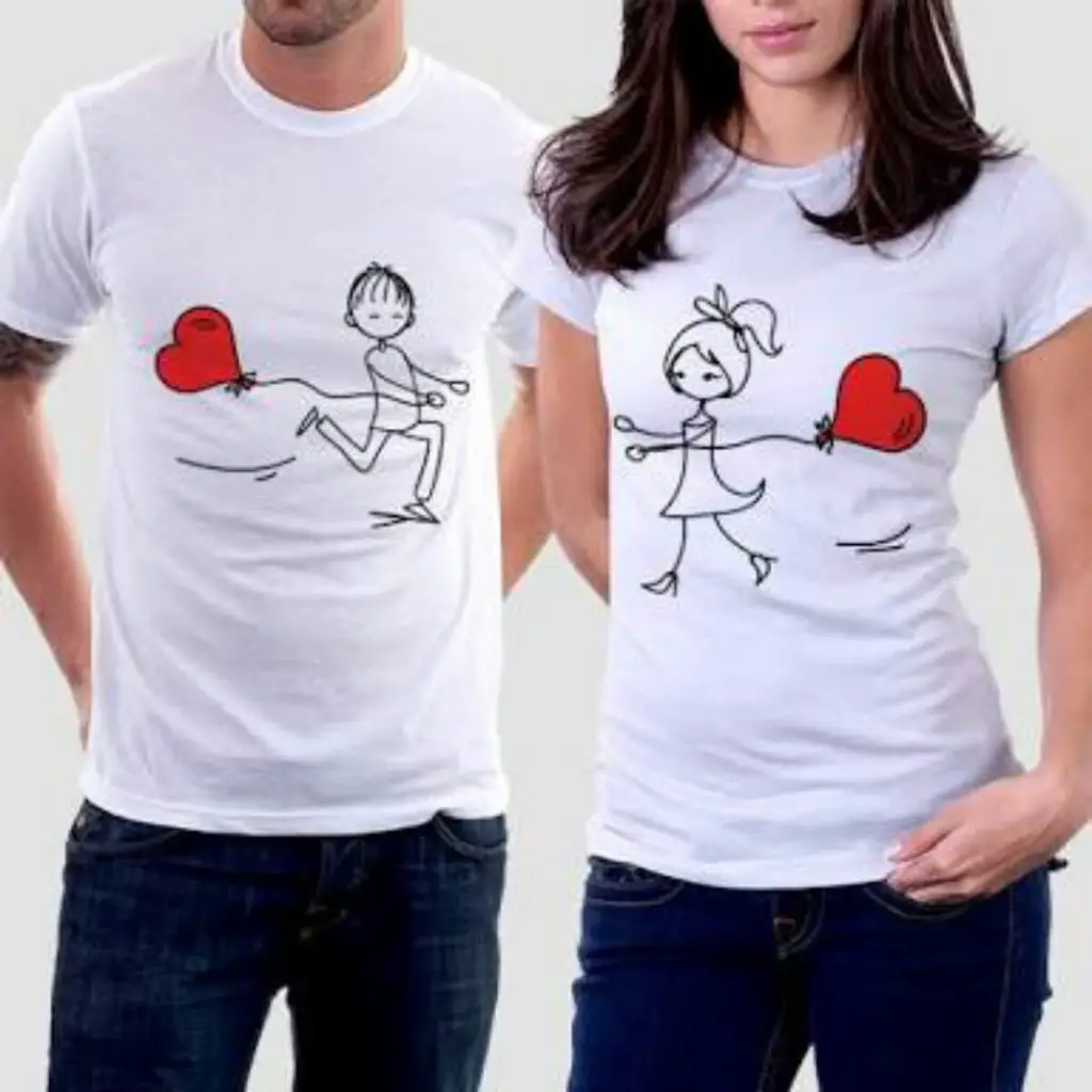tiernas camisetas para novios 