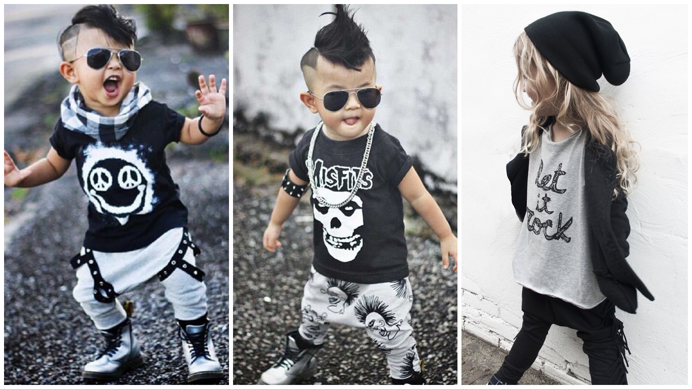 para bebés. ¡Para pequeños rock stars!