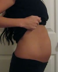 Panza de 18 semanas de embarazo Panza de 18 semanas de embarazo