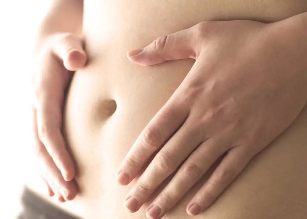 13 semanas de embarazo abdomen