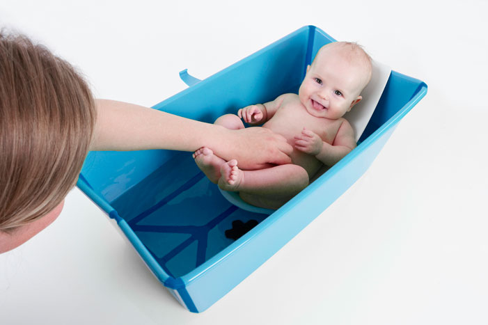 bañera de bebé plegable