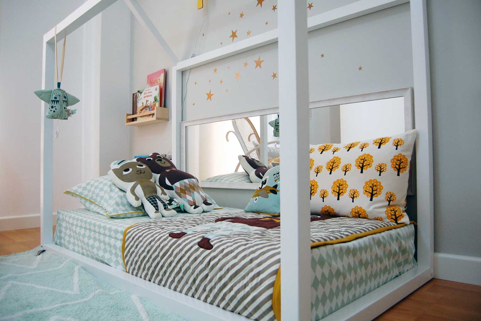 habitaciones montessori Cama estilo Montessori