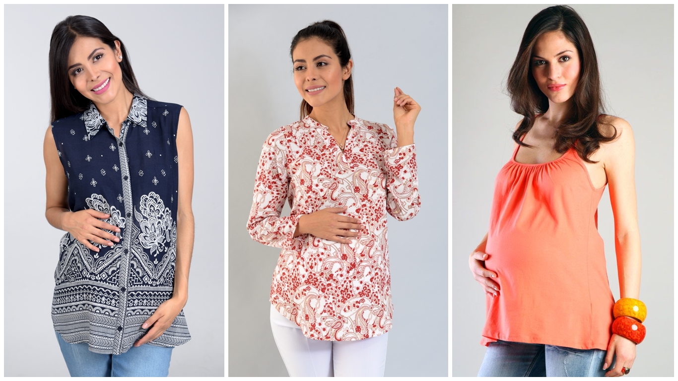 Blusas embarazadas: ¡Modelos, estilos y