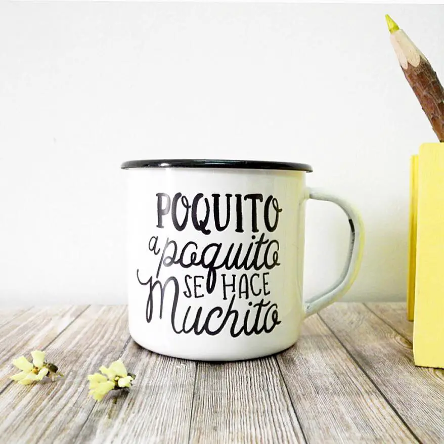 tazas de café tazas de acero esmaltado