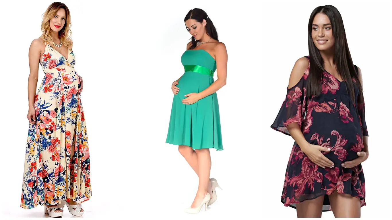 Ideas de vestidos para Baby Shower para embarazadas