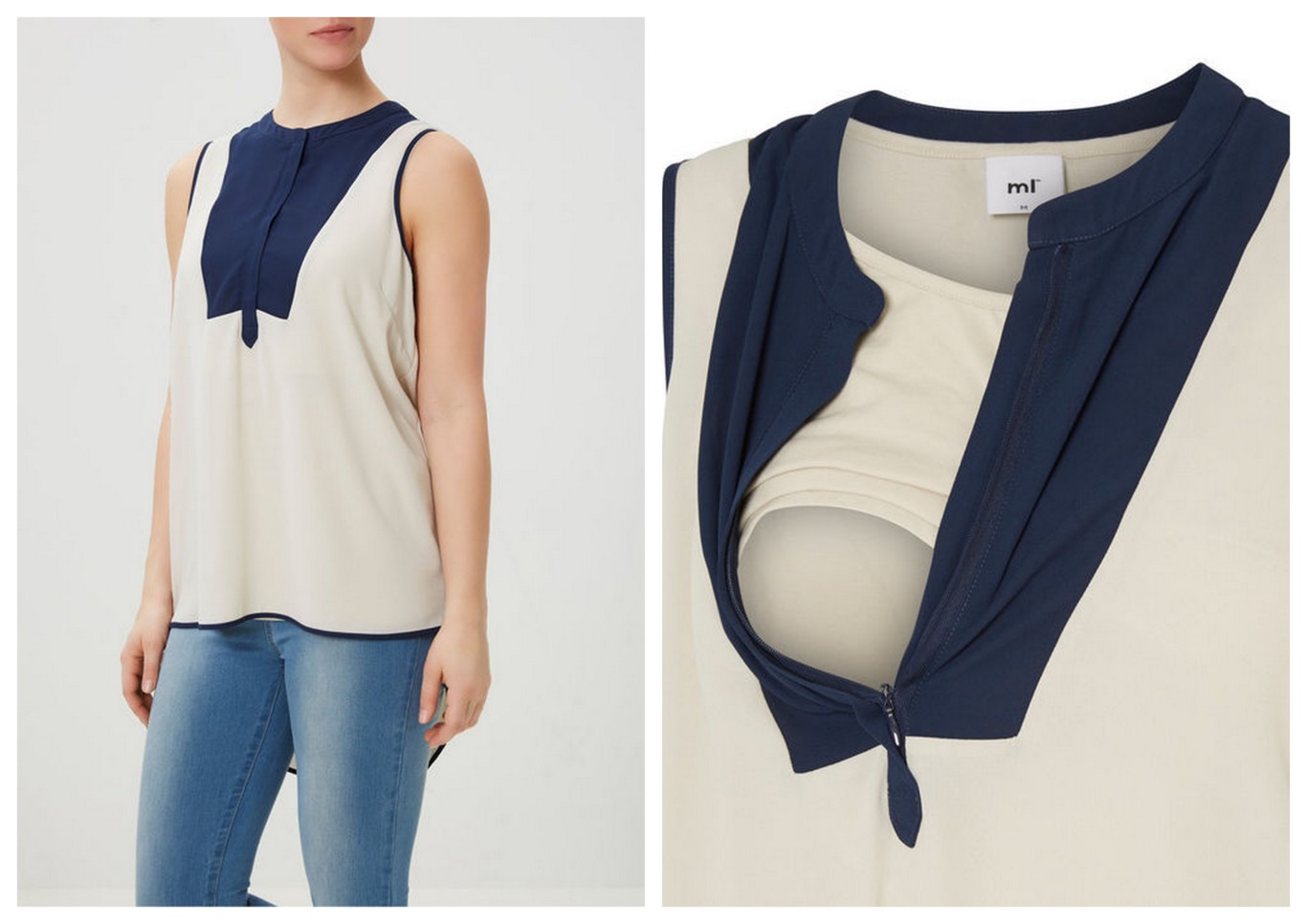 ropa para la lactancia blusa sin mangas para lactancia