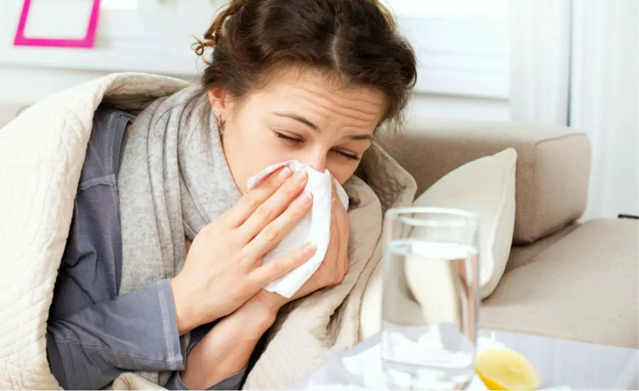 embarazada con síntomas de gripe