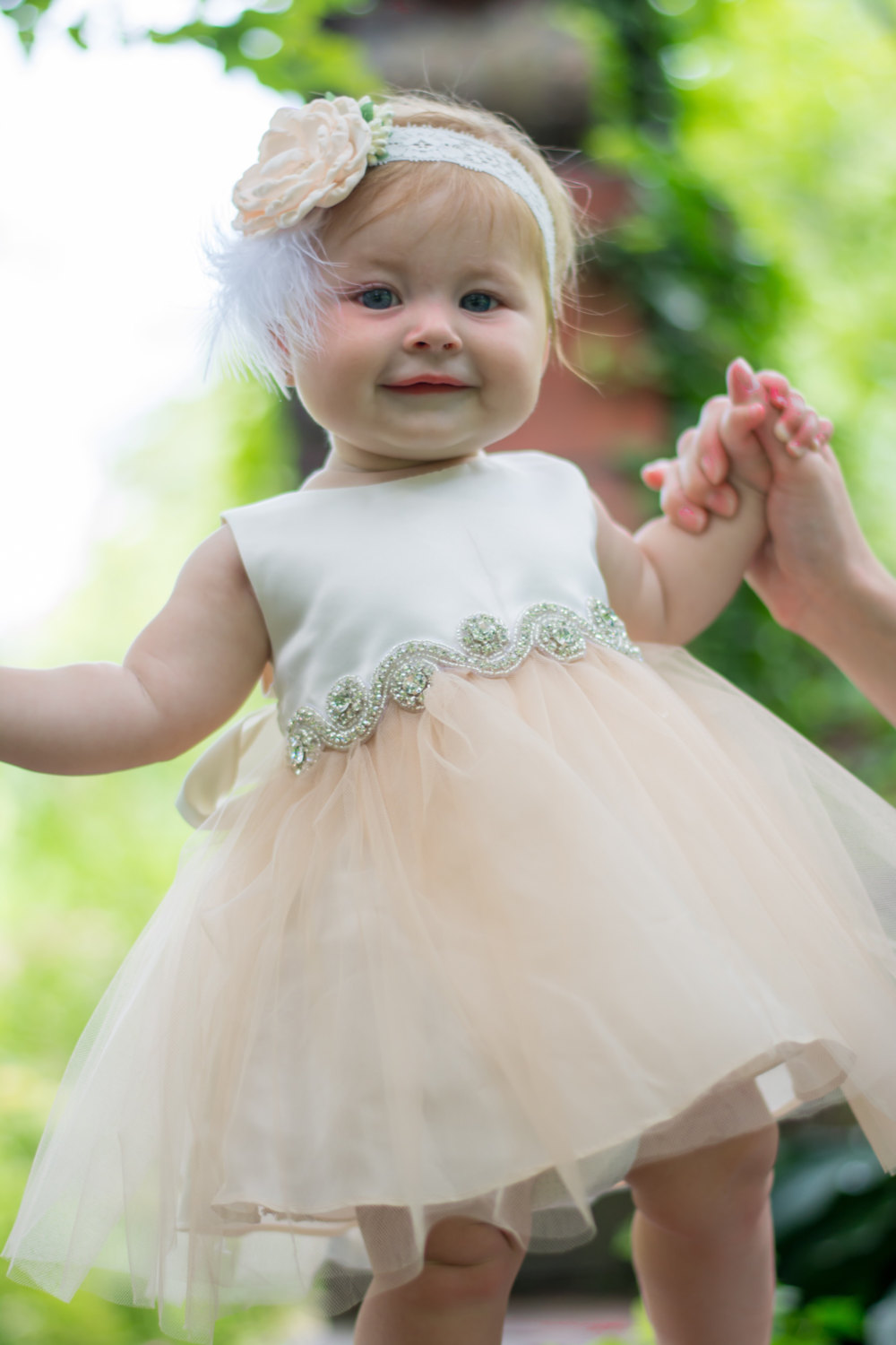 vestido para bautizo niña