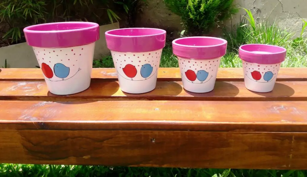 Macetas decoradas