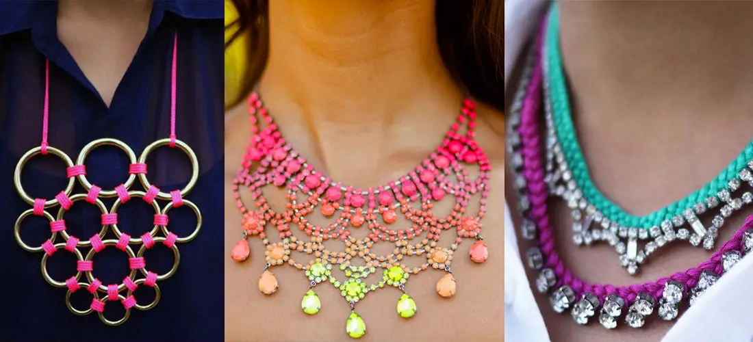 cómo vestir bien accesorios de collares