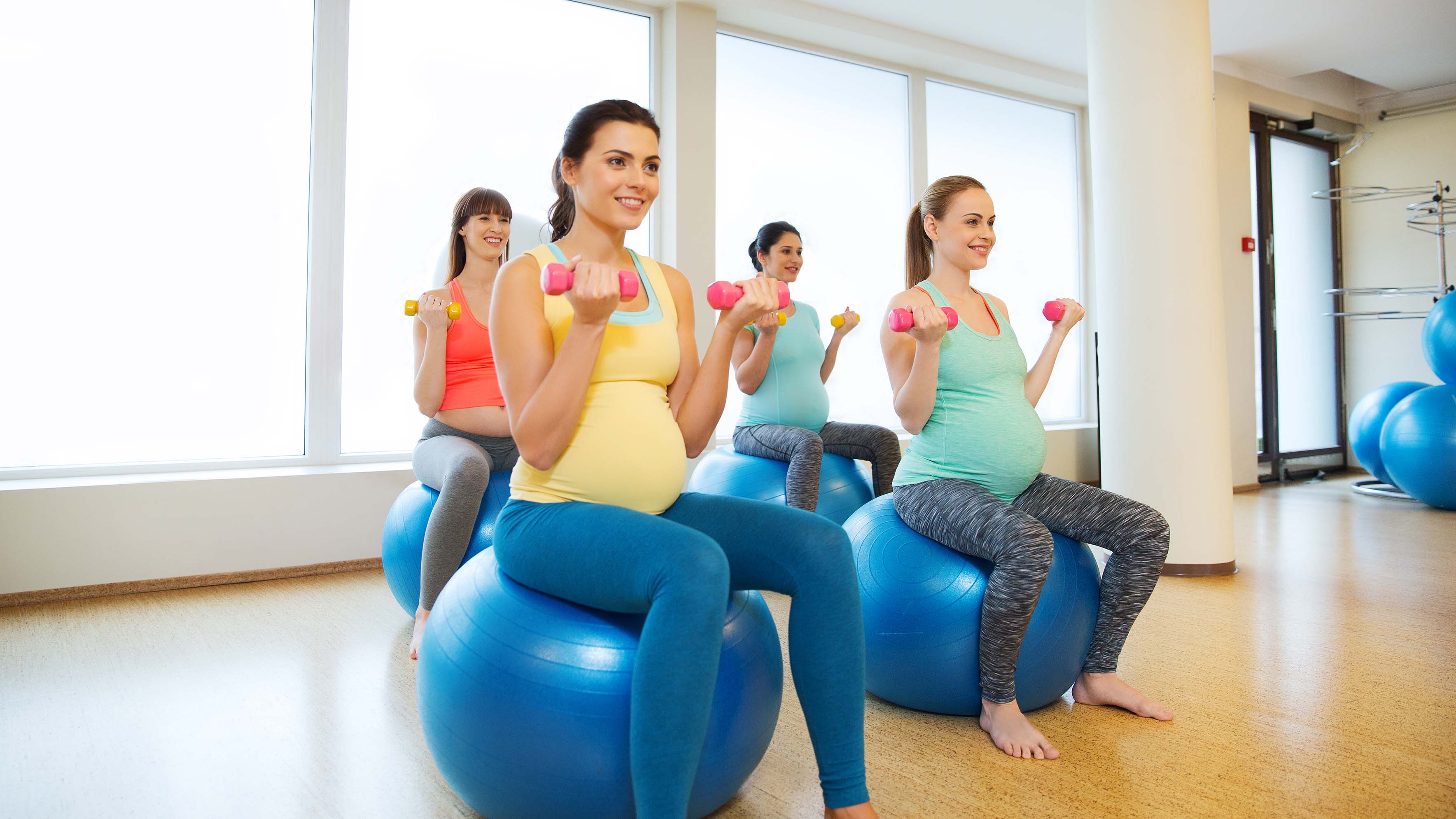 Christmas Gym stock photos