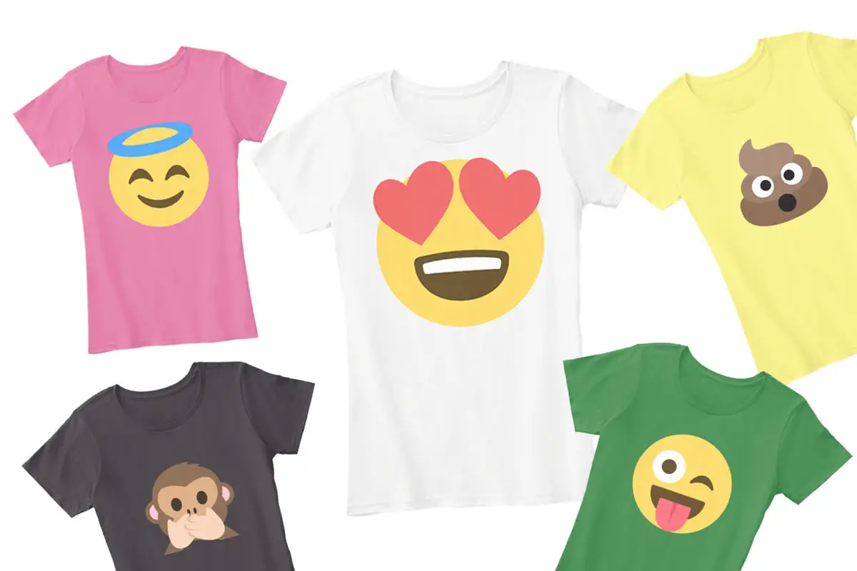 camisetas de emojis