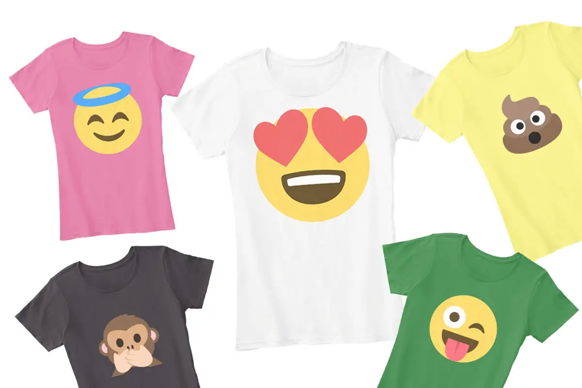 camisetas personalizadas de emojis