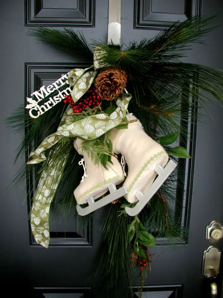 decoración adorno para puertas navidad