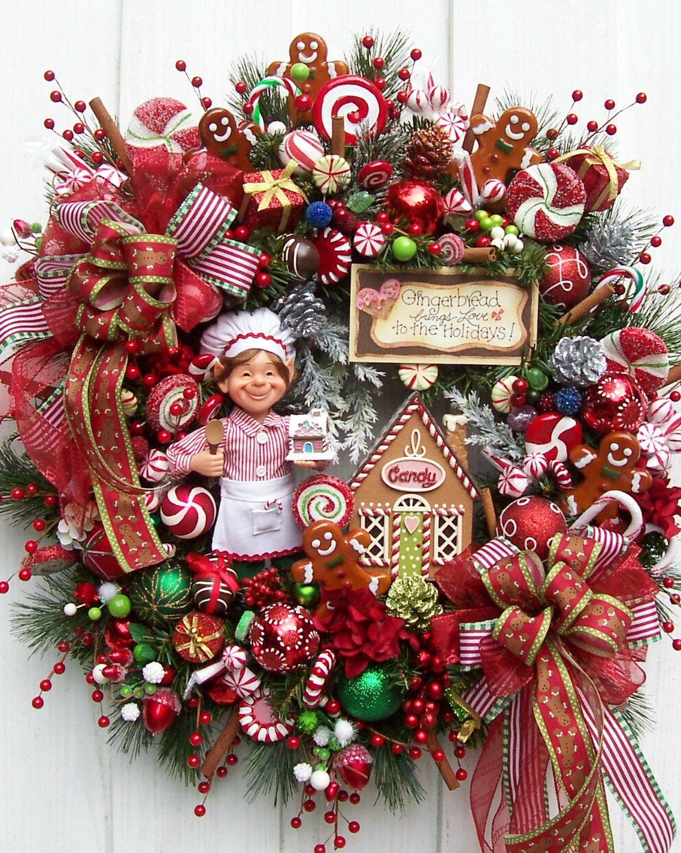 corona llamativa decoraciones navideñas para puertas corona llamativa decoraciones navideñas para puertas