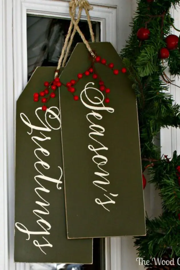 decoración adorno para puertas navidad