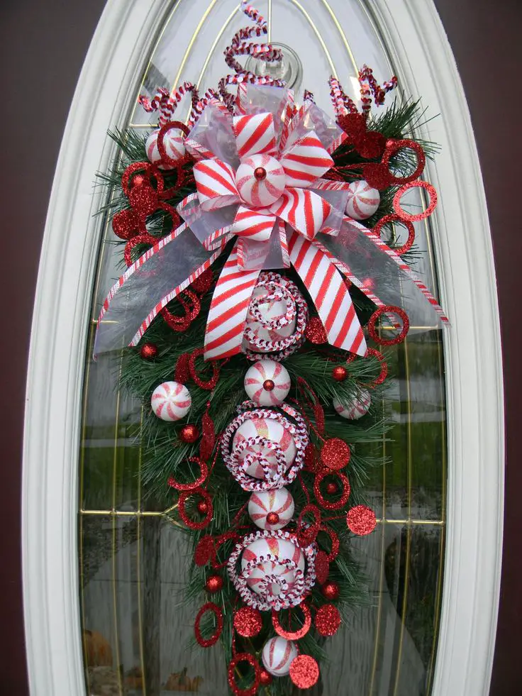 decoración lazo y ramas para puertas en navidad decoración lazo y ramas para puertas en navidad