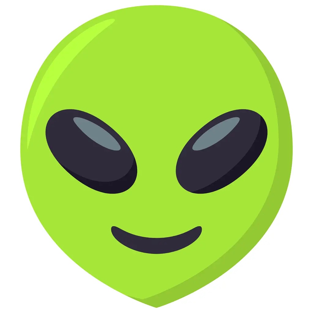 Emoji alien