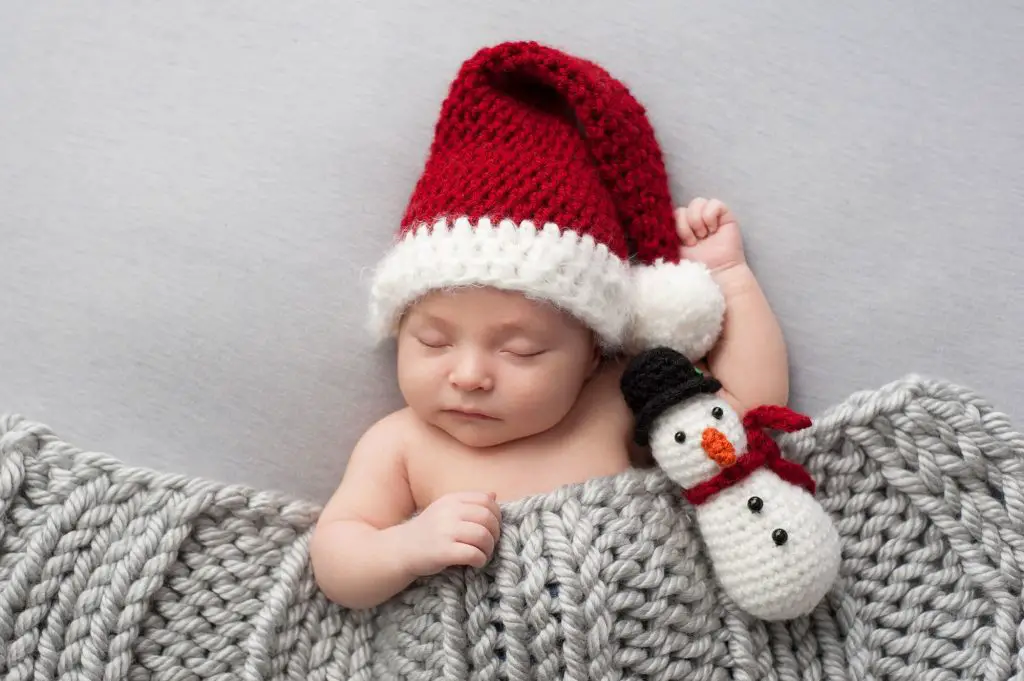 ideas de fotos para recordar la primera navidad de tu bebé