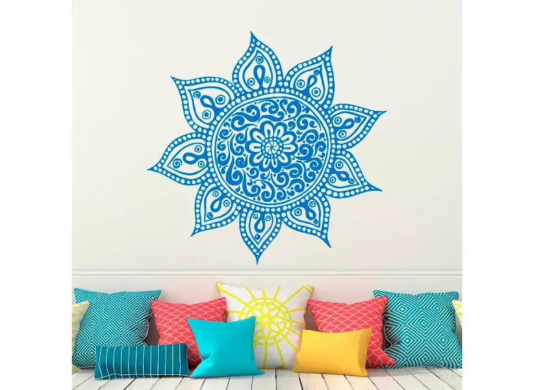 mandala decoración pared