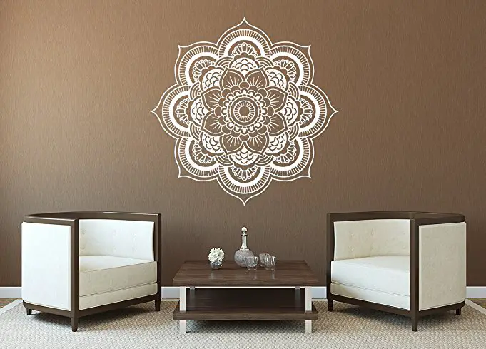 mandalas en la pared para decorar de vinilo