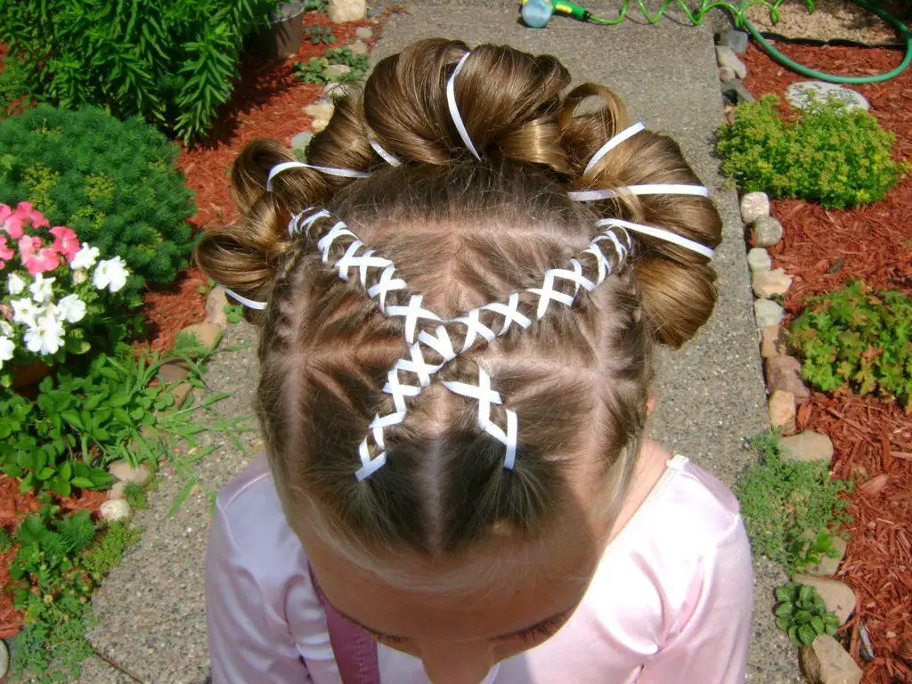 Peinados para niñas con cintas alocado