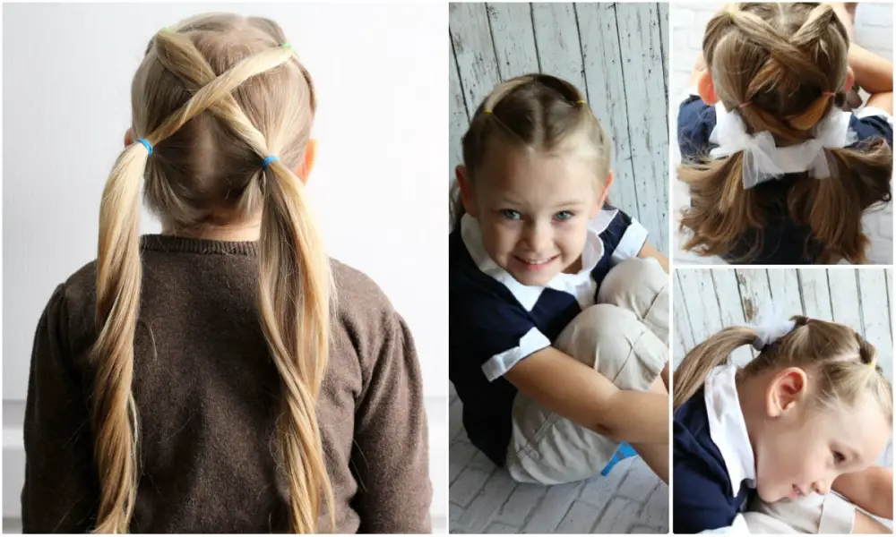 Peinados para niñas con pelo largo y colas