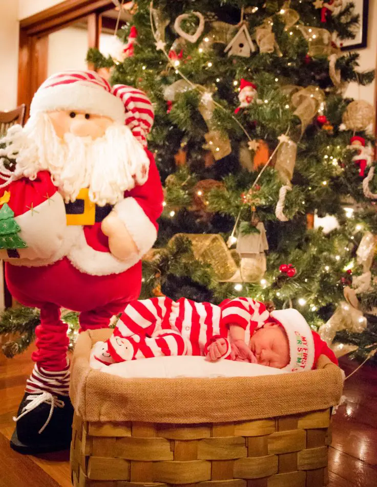 20 Ideas De Fotos Para Recordar La Primera Navidad De Tu Bebé