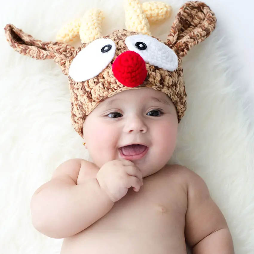 la primera navidad de tu bebe gorros para sesion de fotos de la primera navidad