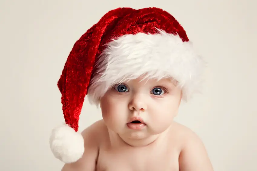la primera navidad de tu bebe las fotos de la primera navidad del bebe