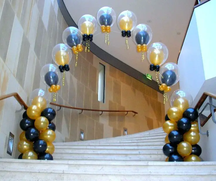 decoración con globos para una graduación decoración con globos para una graduación