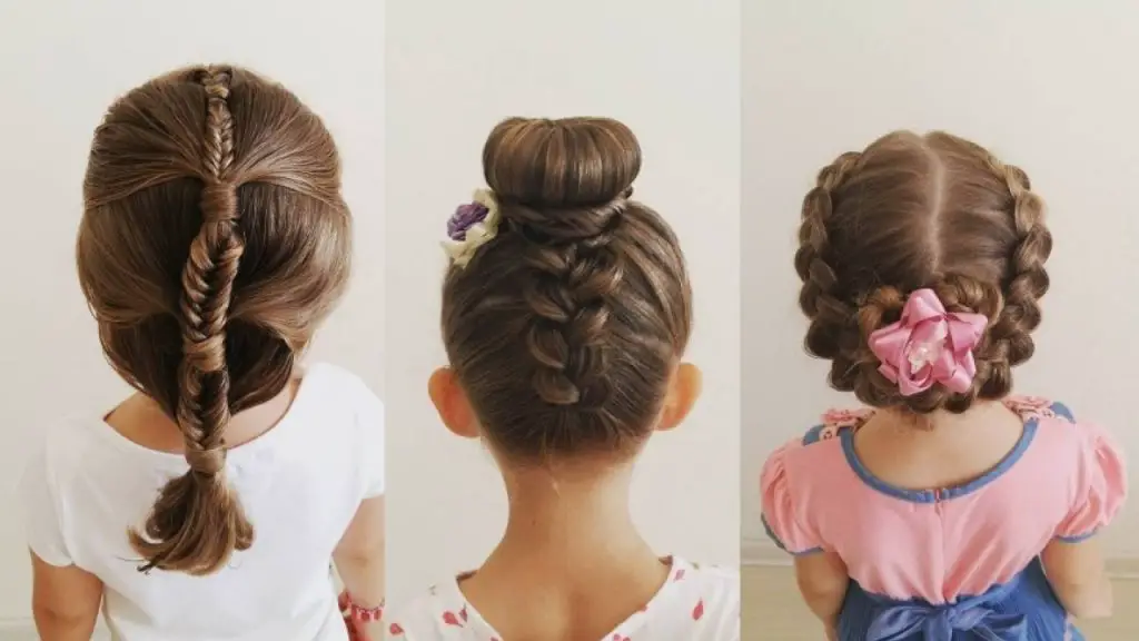 peinados de niñas para fiestas con trenza y mono