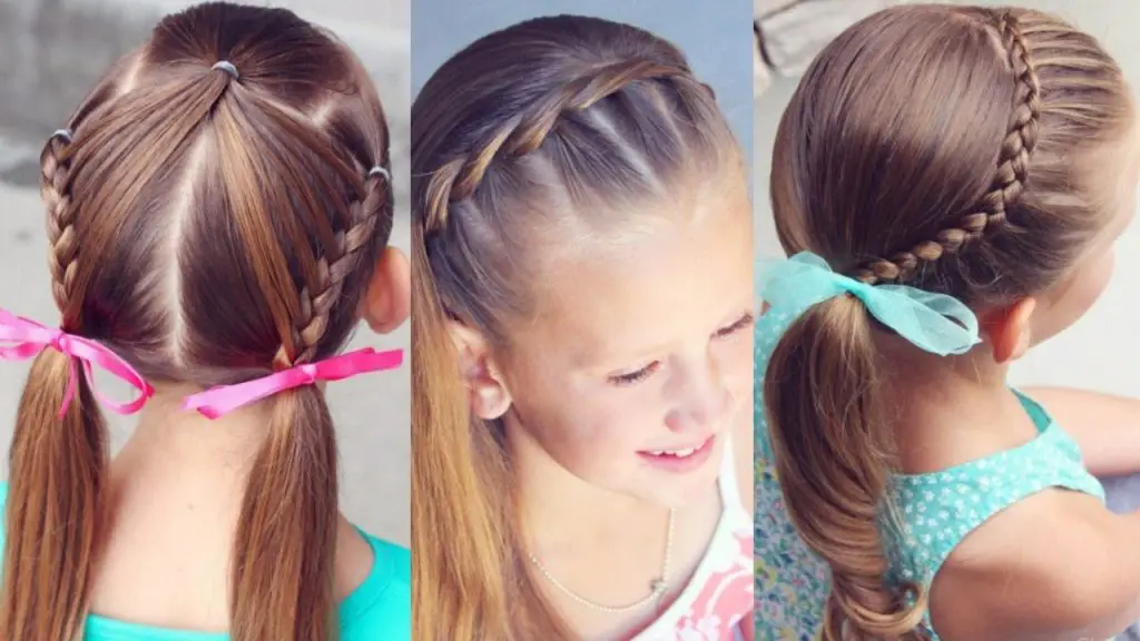 Peinados para niñas sencillos con trenzas