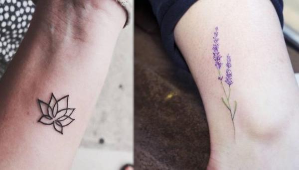 tatuajes para mujeres pequeños flor