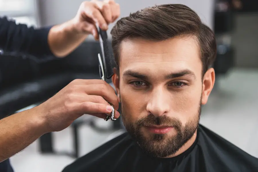 Corte De Cabello Para Hombre Con Entradas