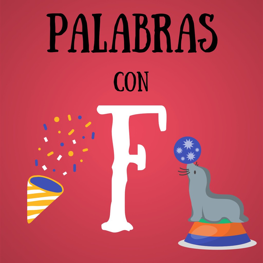 Palabras Con F Colores Animales Cosas Paises Frutas