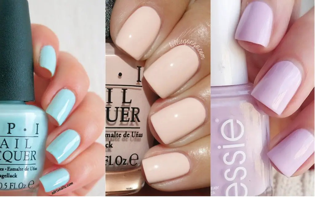 esmalte de unas pastel