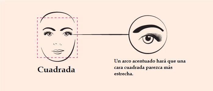 tipos de cejas segun la forma del rostro cuadrada