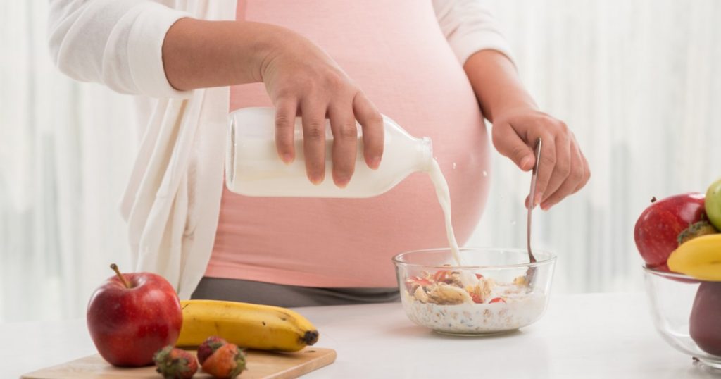 alimentos con calcio para embarazadas menus