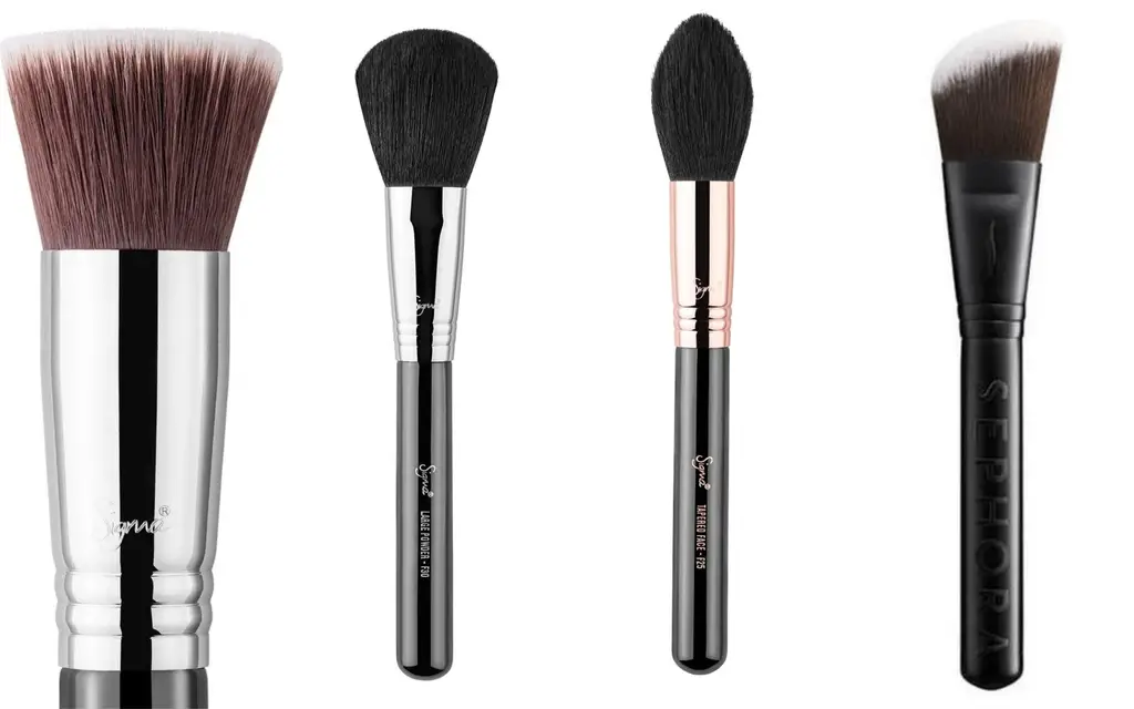 brochas de maquillaje según forma de pelo brochas de maquillaje según forma de pelo