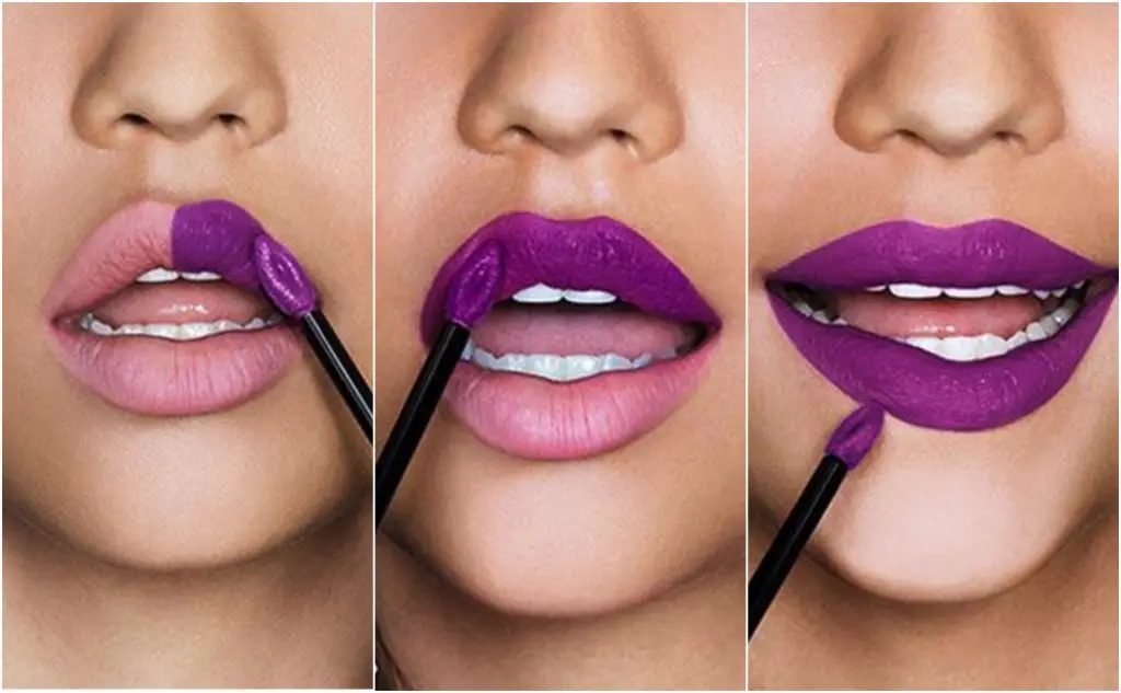 labios morados como pintar labios morados como pintar