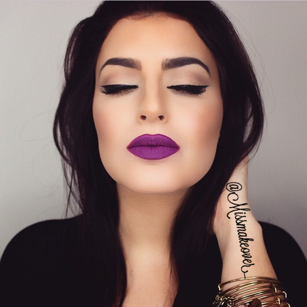 labios morados maquillaje violeta labios morados maquillaje violeta