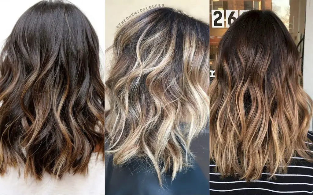 mechas balayage media melena mechas balayage media melena