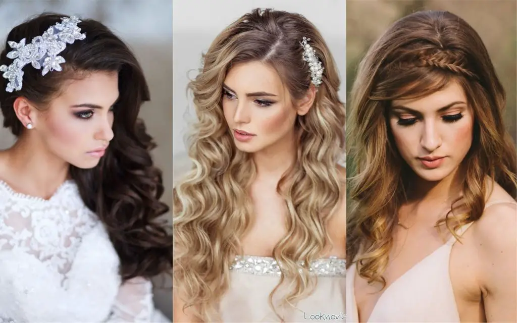 peinados para bodas cabello largo suelto